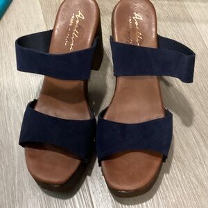 Elegant Navy Sandals by Aerosoles